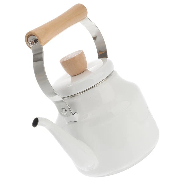 Kettle Travel Make Tea Enamel Teakettle for Stove Gas Top
