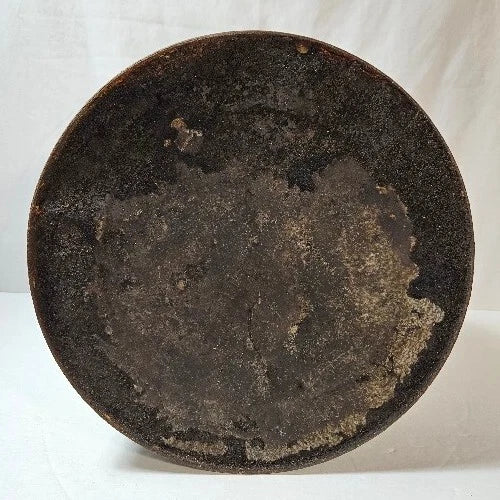 Antique Gray Enamelware Teapot Cowboy Camp Tea Kettle