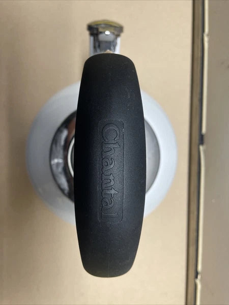 VTG Style Chantal Enamel on Steel WHITE Whistling Tea Pot Kettle