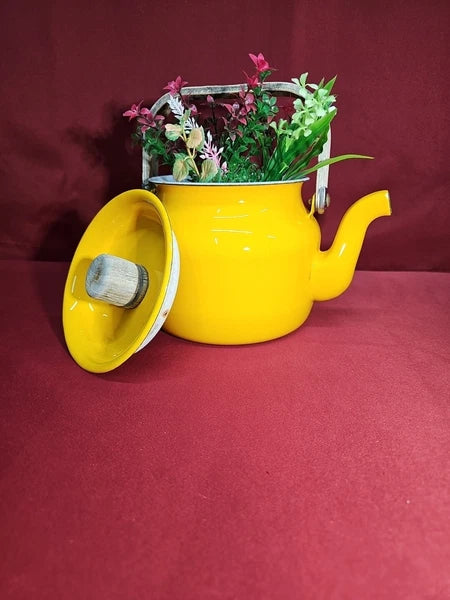 Vintage Gailstyn Enamel Tea Kettle Tea Pot For Decoration