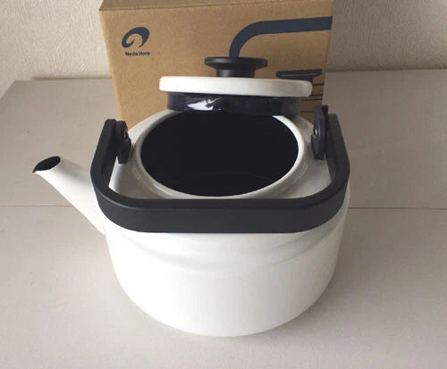 Noda Horo  AM-20K Enamel kettle 2.0L White Made in Japan