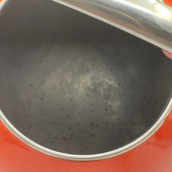 Kate Spade Lenox “All In Good Taste”  Enamel/Steel Whistle Coral Tea Pot