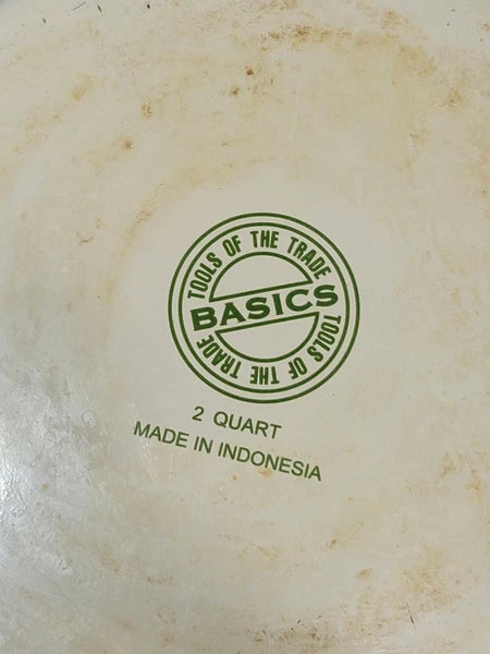 Vintage Enamel Teapot By Tools Of The Trade, Made In Indonesia