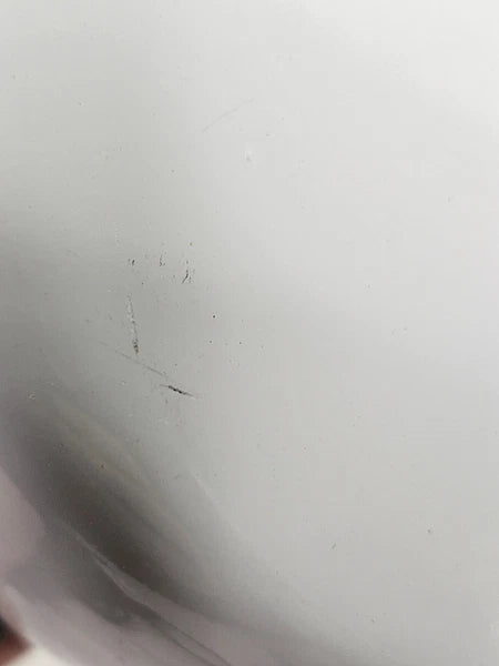 Michael Graves Designs White Enamel Tea Pot Kettle Black Handle