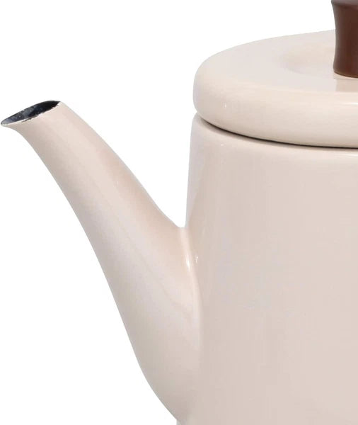 Noda Horo Noda Enamel Kettle PTR-1.5KBE 1.5L Beige IH compatible Made in Japan