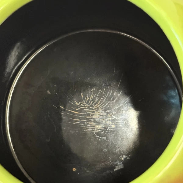 Vintage Copco Kettle Enamelware 1980s Large Apple/Pear Shaped Retro Kitchen Tea