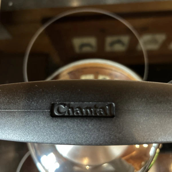 Chantal Onyx Black Tea Pot Kettle Enamel on Steel Coated 1.8 Qt Stay Cool Handle