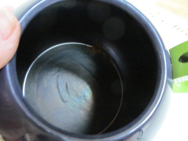 Vintage Copco Eggplant Enamel Whistling Tea Kettle