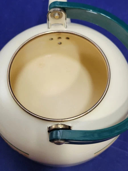 Vintage Enamel Teapot By Tools Of The Trade, Made In Indonesia