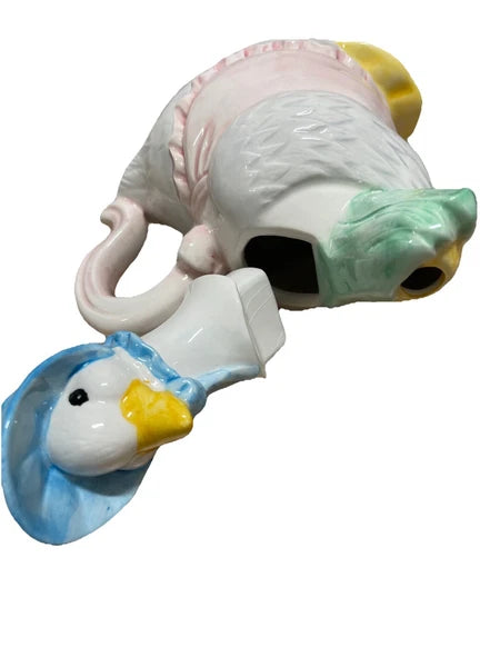 Beatrix Potter’s Jemima Puddleduck-Teapot Decor