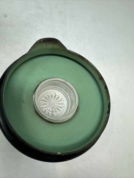 Vintage Vollrath Kook King Tea/Coffee Kettle Pot Seafoam Green Aqua