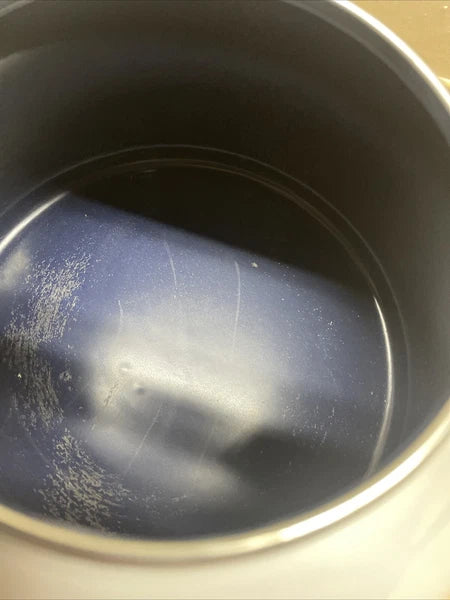 VTG Style Chantal Enamel on Steel WHITE Whistling Tea Pot Kettle