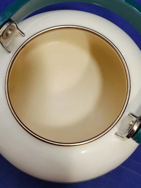 Vintage Enamel Teapot By Tools Of The Trade, Made In Indonesia